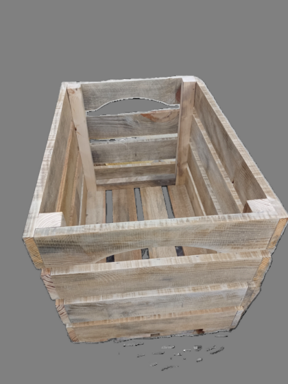 Caisse à pommes en bois décorative